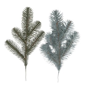Декоративная ветвь Decorize литая Коса на 5 веточек №18 32 см (6696)