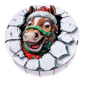 Подарочная коробка Decorize круглая M (4233)