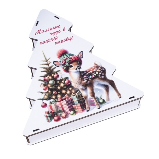 Подарункова коробка Decorize ялинка S (7155)