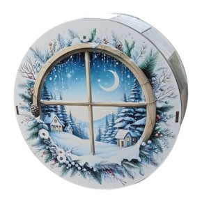 Подарочная коробка Decorize круглая (5587)