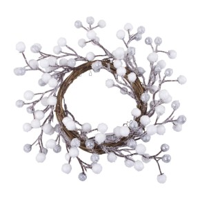 Венок Decorize из белых ягод (3775)