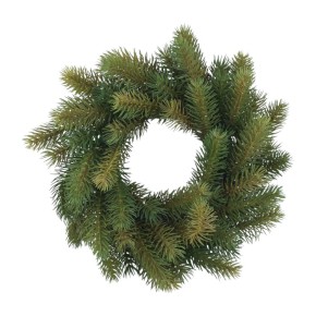 Венок Decorize из ели зелено-коричневый 32 см (1768)
