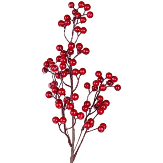Декоративная ветка Decorize Калина заснеженная 47 см (6336)