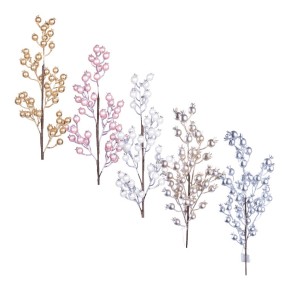 Декоративная ветка Decorize Шиповник блестящий 70 см (2824)