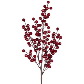 Декоративная ветка Decorize с красными ягодами 69 см (5707)