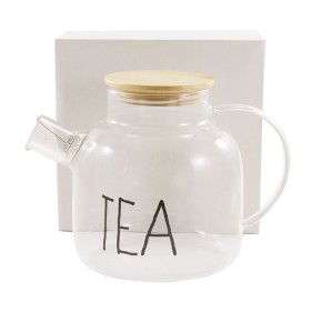 Чайник заварювальний Interos Tea 1.5 л з бамбуковою кришкою (TP1500H)