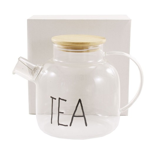 Чайник заварювальний Interos Tea 1.5 л з бамбуковою кришкою (TP1500H)