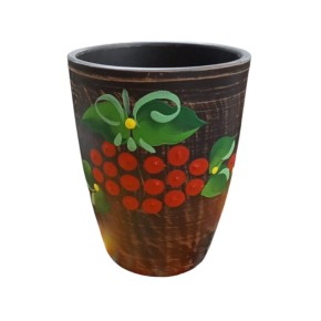 Стакан глиняний №1 калина 0.4 л