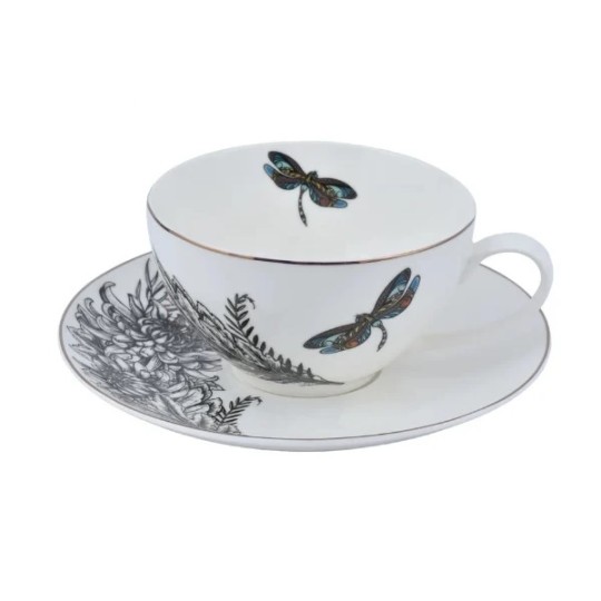 Чашка з блюдцем Astera Charm Dragonfly 400 мл (A0530-CS410-A)