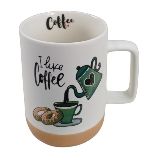 Чашка Milika Coffee Love 420 мл Мікс (M0520-FBC-5222-3)