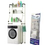 Полиця-стелаж для ванної кімнати Stenson 160х68х25 см (R30891)