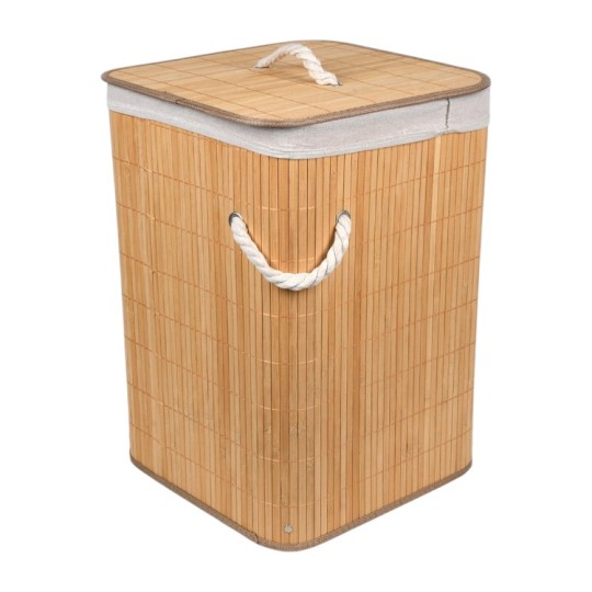Корзина для белья Stenson 35х35х50 см складная (R35098)