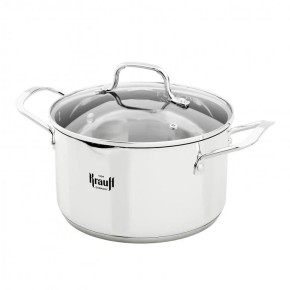 Каструля Krauff 4.6 л 22 см зі скляною кришкою 26-238-119