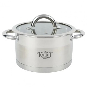 Каструля Krauff 2.6 л 18 см зі скляною кришкою 26-238-050