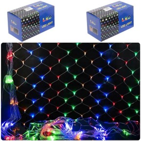 Гирлянда электрическая сетка 2×2 м 144L цветная LED D-2