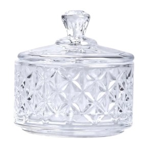 Конфетница LUGI High Quality с крышкой 6.5х7 см (HP-YH-30)
