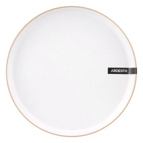 Тарілка обідня Ardesto Apulia White 26.6 см (AR2927AW)
