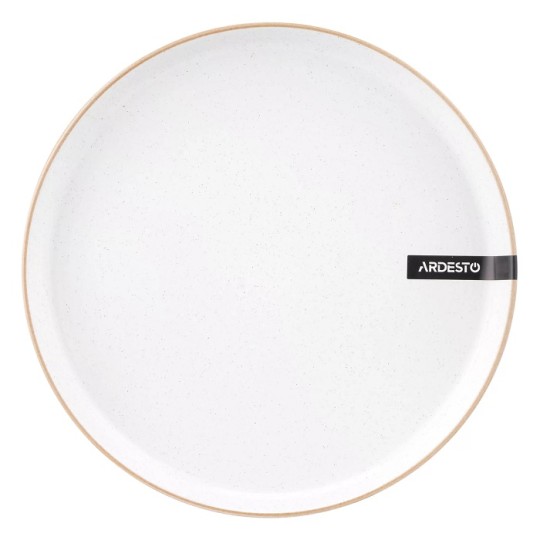Тарілка обідня Ardesto Apulia White 26.6 см (AR2927AW)