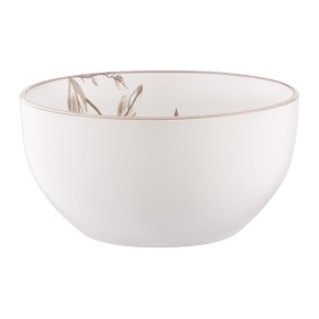 Салатник Ardesto Asti White&Beige 670 мл 14.2 см (AR1414AB)