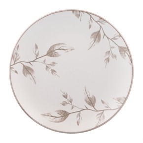 Тарілка десертна Ardesto Asti White&Beige 19.4 см (AR1419AB)