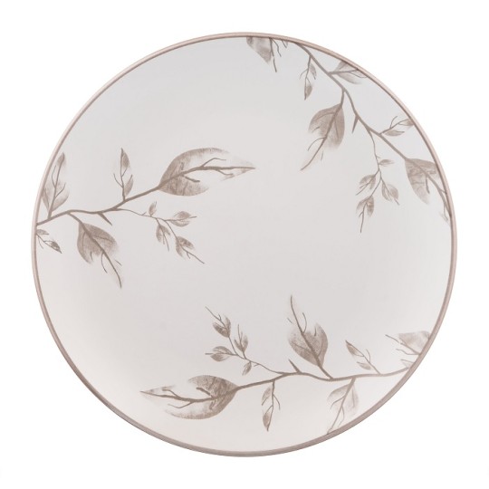 Тарілка десертна Ardesto Asti White&Beige 19.4 см (AR1419AB)