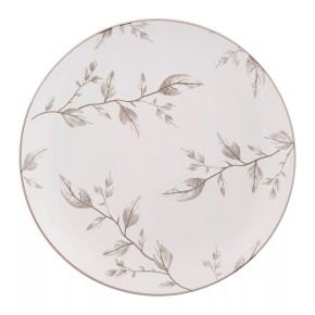 Тарілка обідня Ardesto Asti White&Beige 26.9 см (AR1427AB)