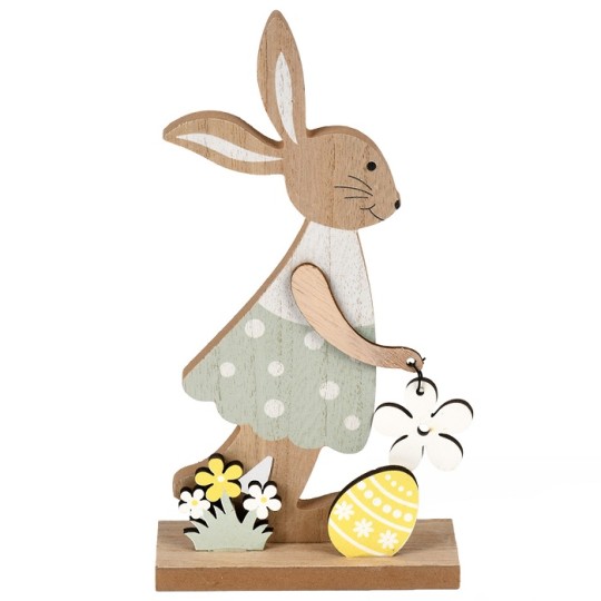 Пасхальный декор Stenson Easter Bunny 20 см R33826