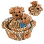 Кошик для зберігання великодній Stenson 2 штуки 13/19 см R34194