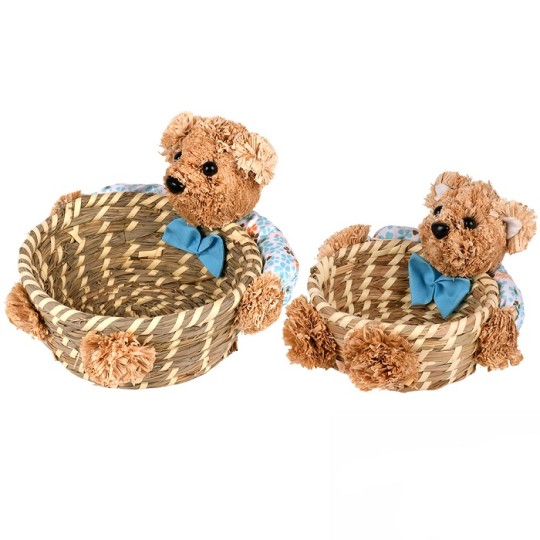 Кошик для зберігання великодній Stenson 2 штуки 13/19 см R34194