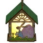 Лампа-фонарь пасхальный Stenson Easter Bunny House 8 см R33820