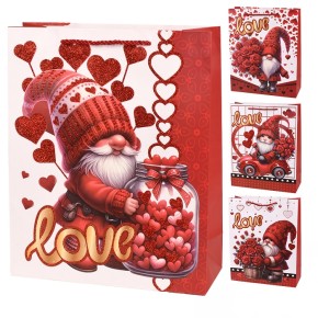Пакет подарунковий Stenson  Love You 31х40х12 см R98086-L