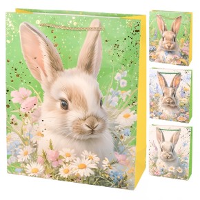 Пакет подарунковий Stenson Rabbit 30х41.5х12 см R34563-L