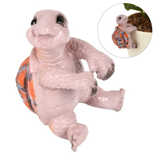 Фігурка для квіткового горщика Stenson Turtle 9 см R34176