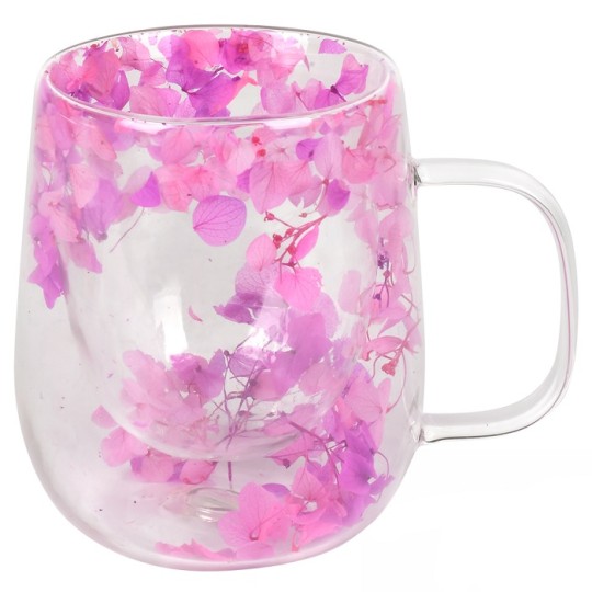 Чашка с двойной стенкой Stenson Flowers 330 мл R10123