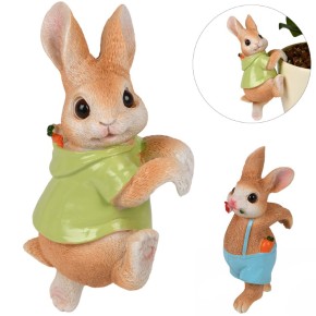 Фігурка для квіткового горщика Stenson Rabbit 17 см (R34180)