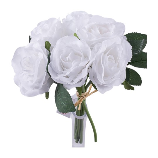 Декоративний букет коротких Троянд Decorize 25 см (3891)