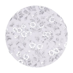 Килимок сервірувальний Flowers 38 см срібло (HP-36327-12G)