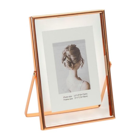 Фоторамка металлическая 13х18 см Rose Gold (5R 12001U7R)