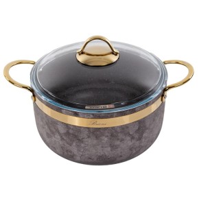 Кастрюля Brioni Royal Stone Sandstone gold 5 л 24 см (764-040)