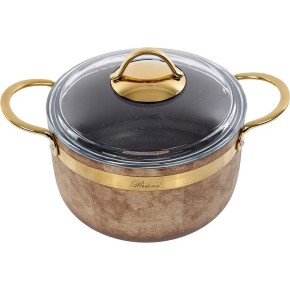 Кастрюля Brioni Royal Stone Tigereye Gold 3 л 20 см (764-046)