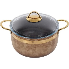 Кастрюля Brioni Royal Stone Tigereye Gold 5 л 24 см (764-047)