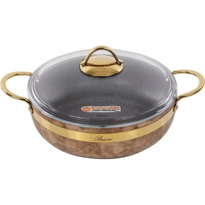 Сотейник Brioni Royal Stone Tigereye Gold 2.8 л 26 см (764-050)