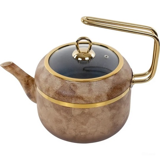 Чайник Brioni Royal Stone Tigereye Gold 2.5 л (764-051)