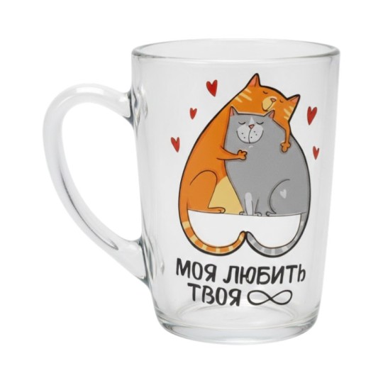 Чашка Galleryglass White coffe Это любовь 330 мл