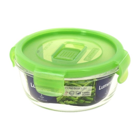 Контейнер харчовий Luminarc Pure Box Active Green 420 мл (P4575)
