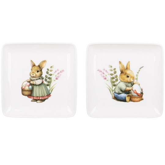 Блюдо BonaDi Floral Green 15 см 2 дизайни (K210)