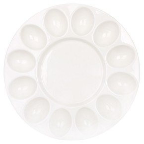 Підставка для яєць BonaDi Pure White 27 см (K244)