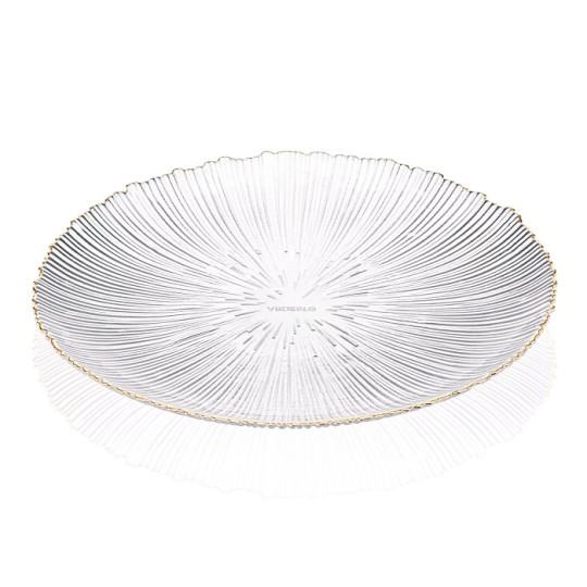 Тарілка Ardesto Glass Mallow Transparent 21 см (AR5012)