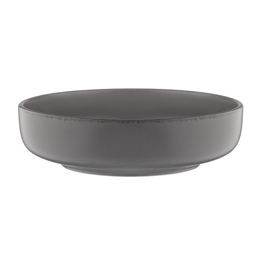 Тарілка супова Ardesto Lazio Dark Gray 18.5 см (AR1618DG)