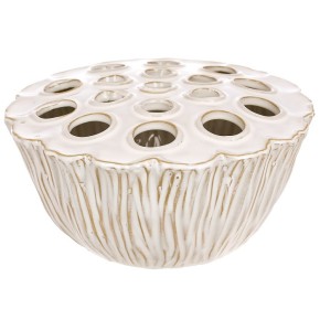 Ваза BonaDi Flower Frog 23.5х23.5х11см бежева (148-025)